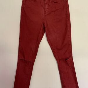 Billabong Women’s Jeans Size 26 Burnt Red Color